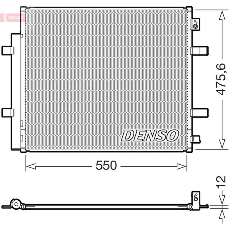 Denso Air Conditioning Condenser DCN32073