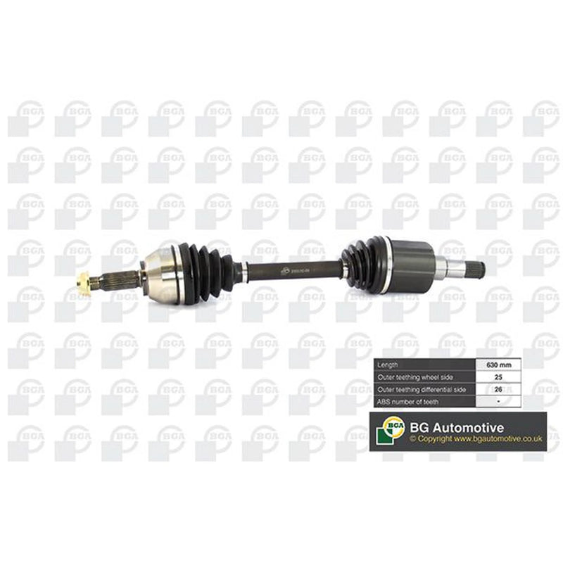 BGA CV Drive Shaft Driveshaft Front Left DS2300L