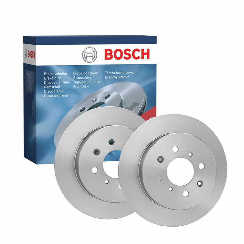 Bosch 2 x Solid Rear Brake Discs 0 986 479 014