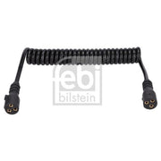 Febi Coiled Cable 3 Connectors 24V PU (Polyurethane) 44652