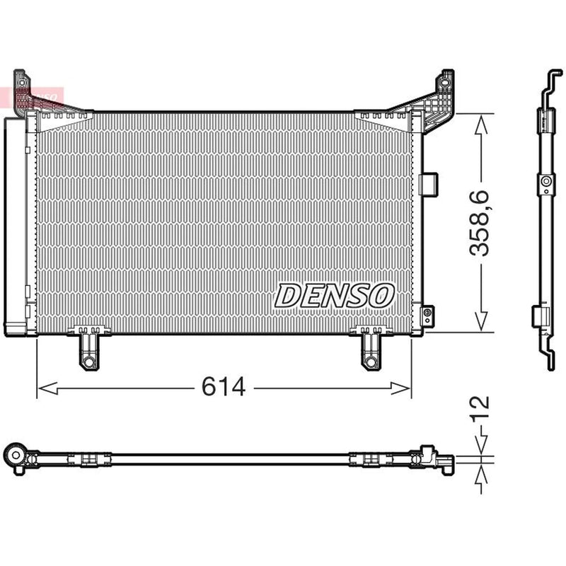 Denso Air Conditioning Condenser DCN36007