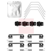 Apec Brake Pad Accessory Fitting Kit Front KIT1534
