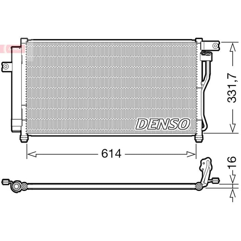 Denso Air Conditioning Condenser DCN41009