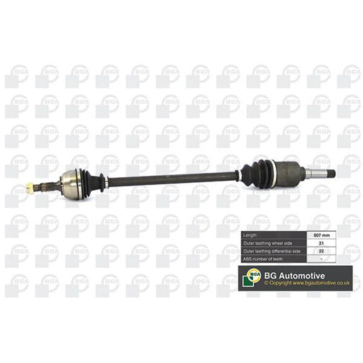 BGA CV Drive Shaft Driveshaft Front Right DS1400R