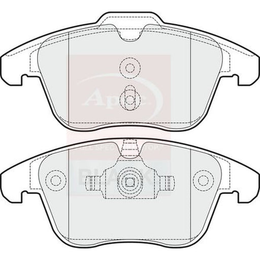 Apec Front Brake Pad Set PAD1503B