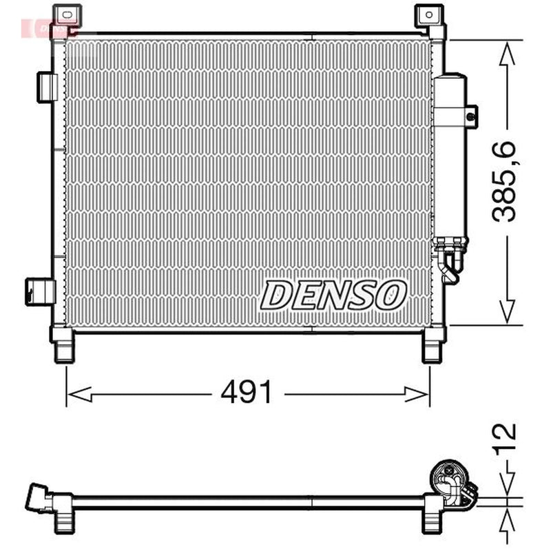 Denso Air Conditioning Condenser DCN46031