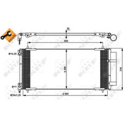 NRF Air Conditioning Condenser 35905