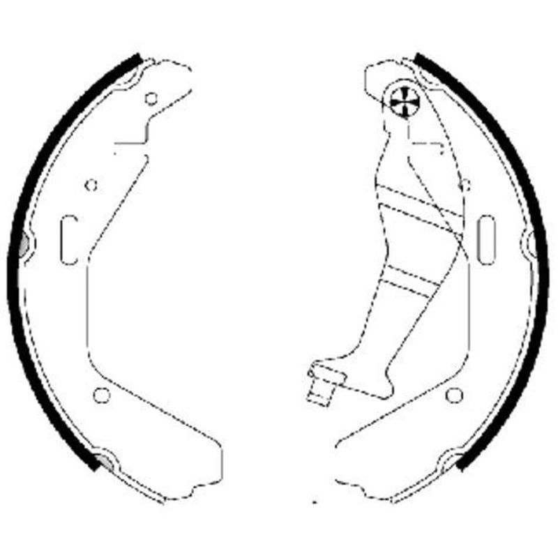 Mintex Brake Shoe Set Axle Kit MFR577
