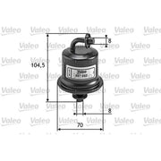 Valeo Fuel Filter Element 587052