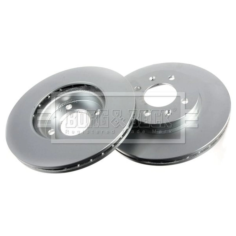 Borg & Beck 2 x Vented Front Brake Discs BBD4579