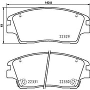 DON Front Brake Pad Set PCP1892
