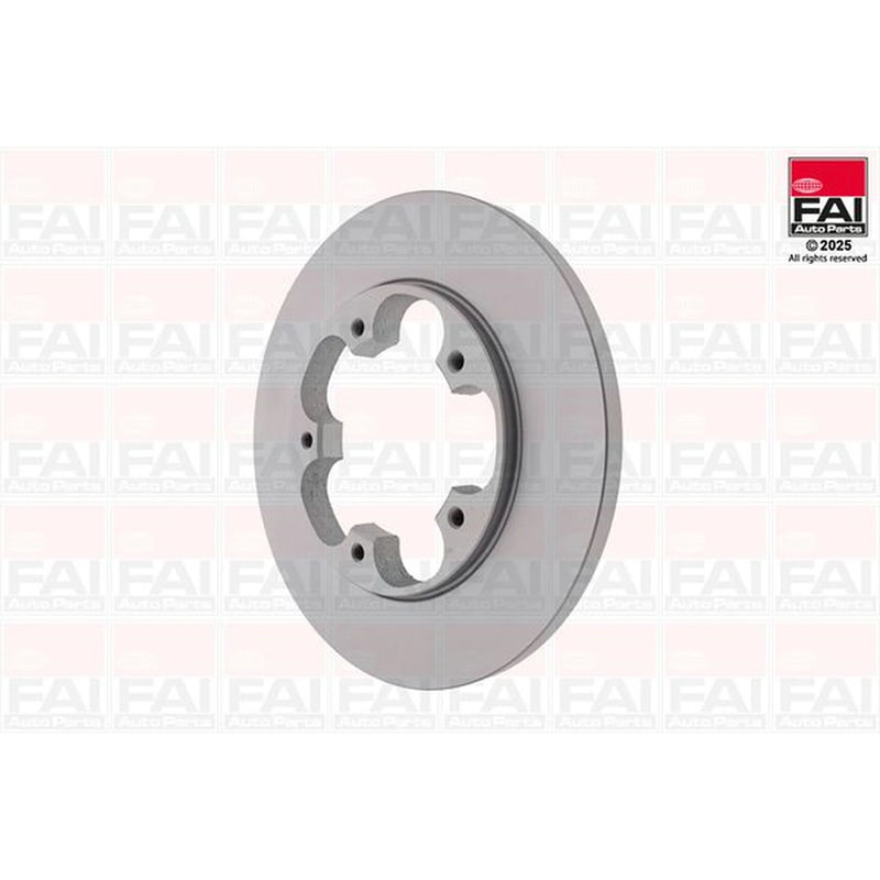 FAI 2 x Solid Rear Brake Discs BD181
