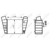 NRF Intercooler (Charge Air Cooler) 30544