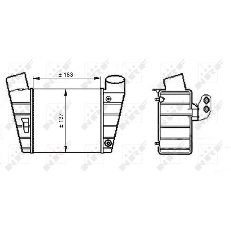NRF Intercooler (Charge Air Cooler) 30544