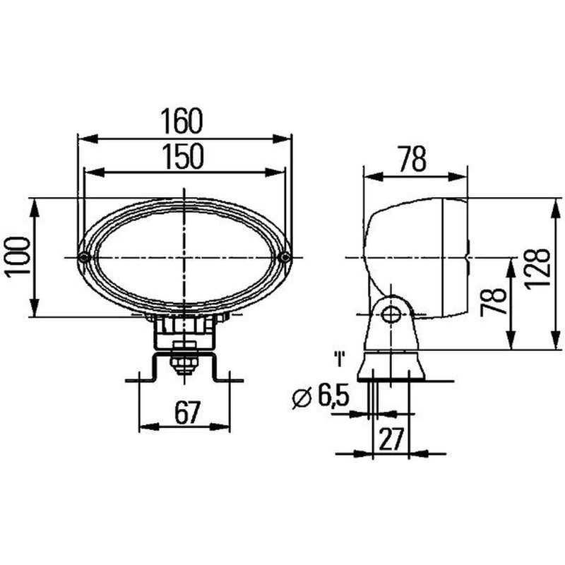 Hella Worklight High 1GA 996 161-581