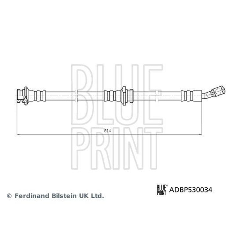 Blue Print Brake Hydraulic Hose Line Front Right ADBP530034