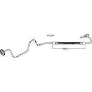 Abtex Brake Hydraulic Hose Line Rear Left ABH1191L