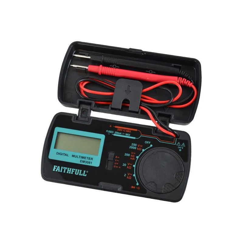 Faithfull Pocket Portable Multimeter - FAIDETPOCKET
