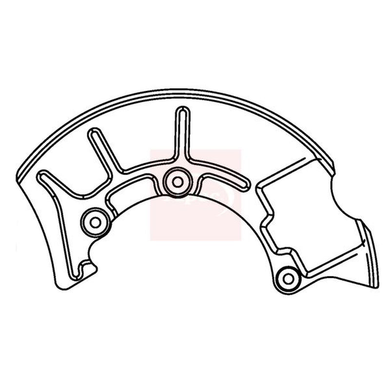 Apec Brake Disc Splash Guard Front Left ASG1043
