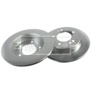 Borg & Beck 2 x Solid Rear Brake Discs BBD5257