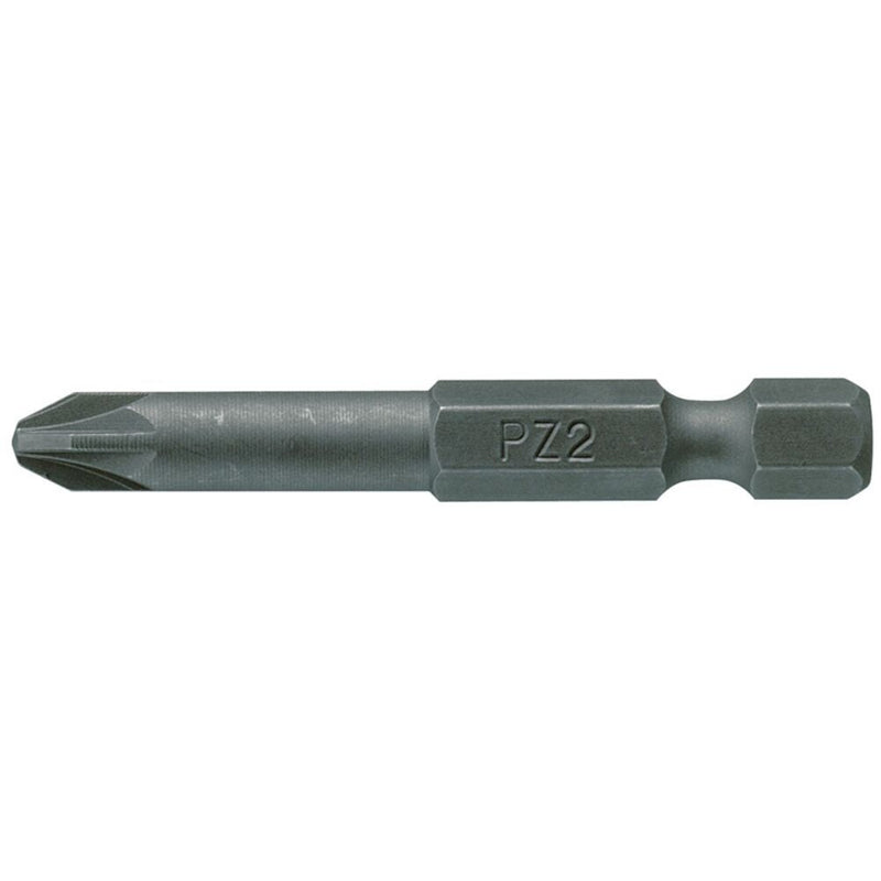 Teng Tools Bits PZ1 50mm 1/4" Hex Drive - Pack of 3