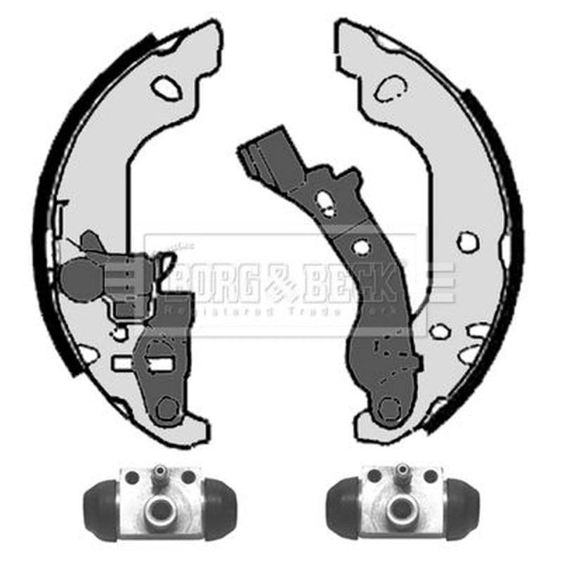Borg & Beck Brake Shoe Set Axle Kit BBS1048K