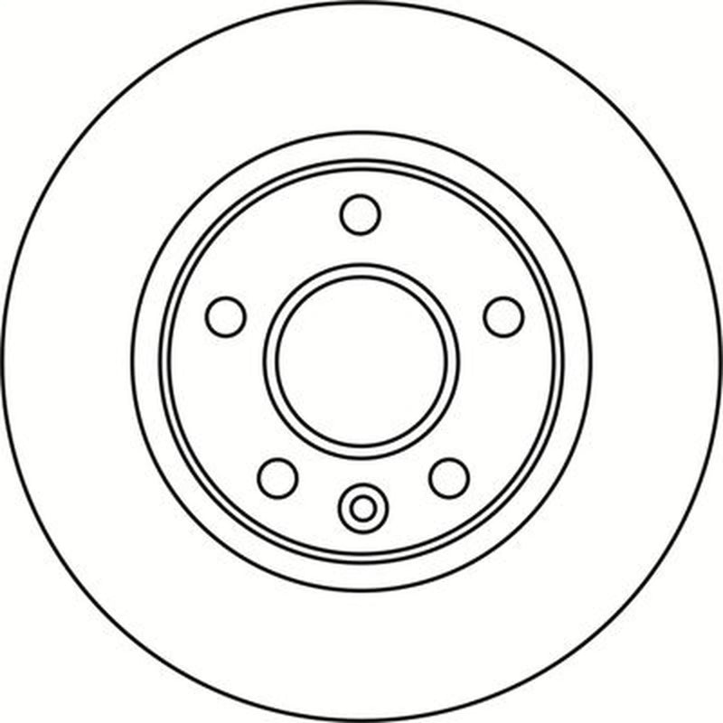 Abtex 2 x Vented Front Brake Discs BD1613V