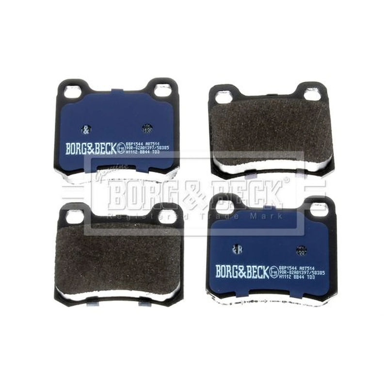 Borg & Beck 4 x Rear Brake Pad Set BBP1544