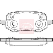 Apec Rear Brake Pad Set PAD2329