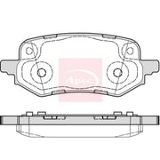 Apec Rear Brake Pad Set PAD2329
