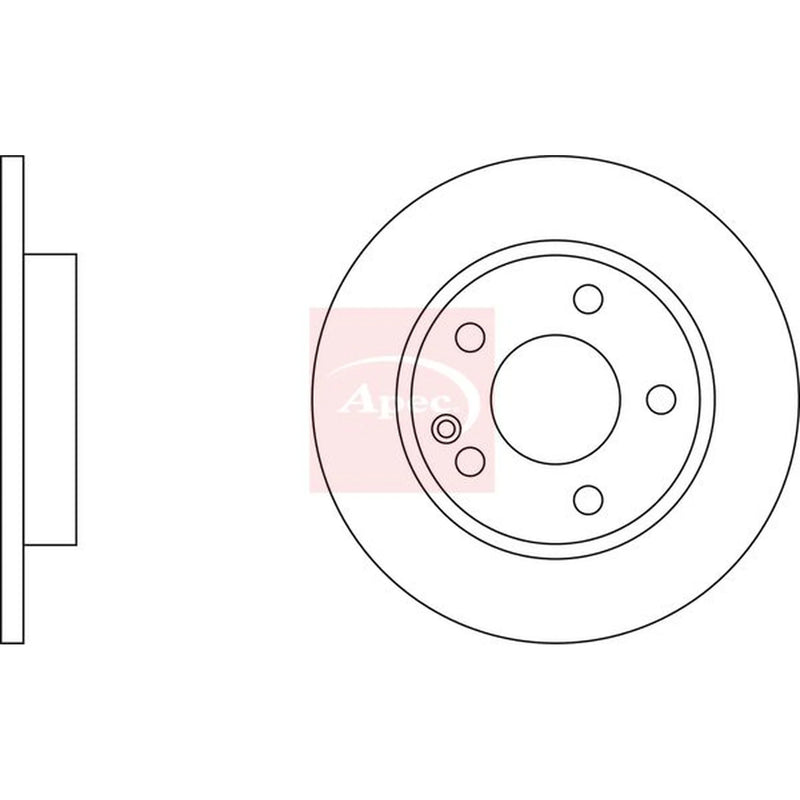 Apec Front Brake Discs DSK800