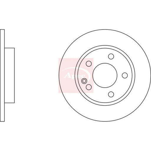 Apec Front Brake Discs DSK800