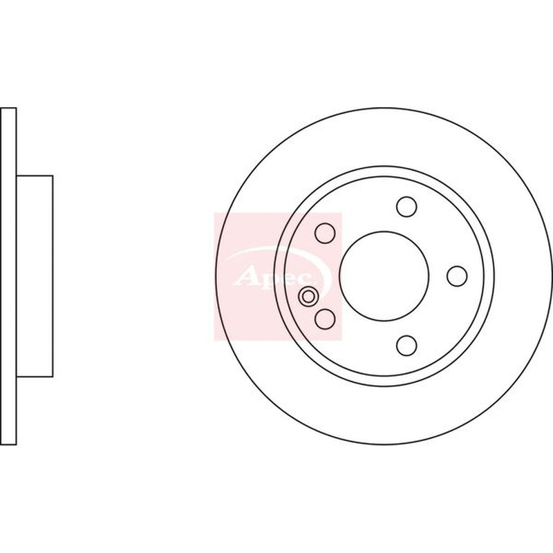 Apec Front Brake Discs DSK800