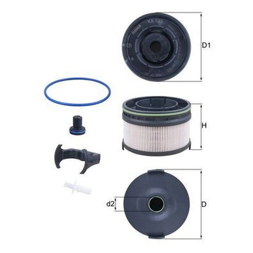 Mahle Fuel Filter Element KX 533KIT