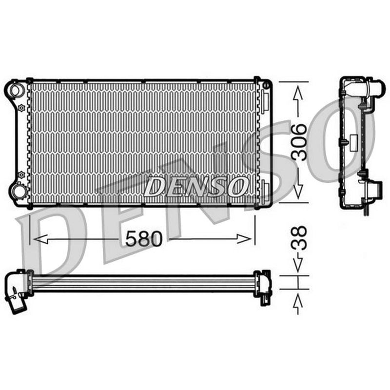 Denso Engine Radiator DRM09098