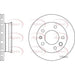 Apec Brake Disc Front Fits Mercedes Sprinter VW Lt Apec  - Town Parts