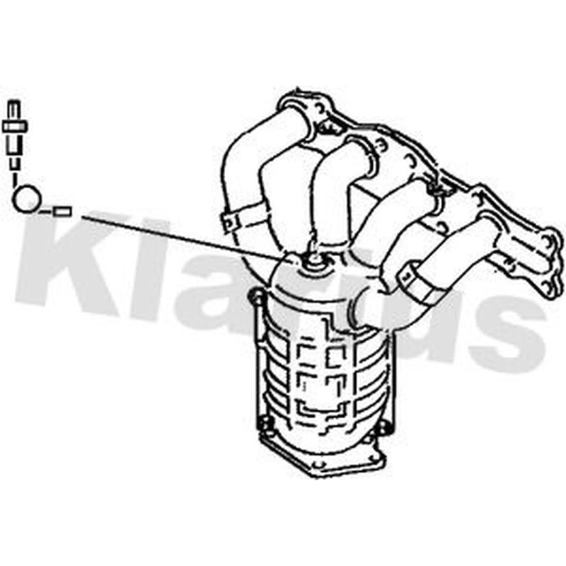 Klarius Catalyst Type Approved With Pipe Front 322607