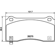 DON Front Brake Pad Set PCP2031