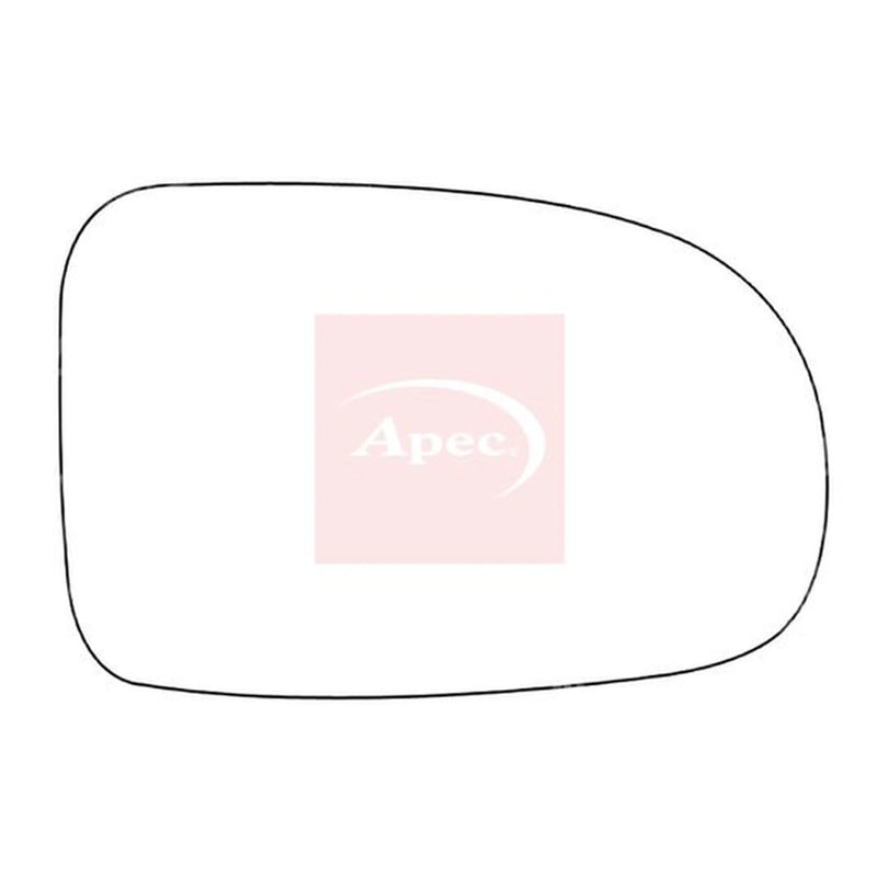 Apec Exterior Wing Mirror Glass Right AMS2692