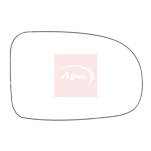 Apec Exterior Wing Mirror Glass Right AMS2692
