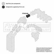 First Line Intercooler Turbo Charge Air Hose FTH1248