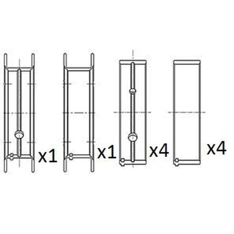 FAI Main Bearing Set 64mm BM1067-025