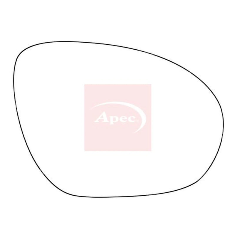 Apec Exterior Wing Mirror Glass Right AMS2152