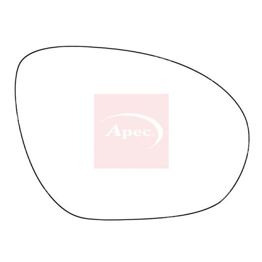 Apec Exterior Wing Mirror Glass Right AMS2152