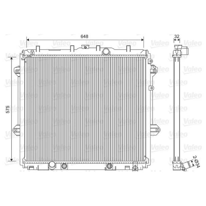 Valeo Engine Radiator 701555