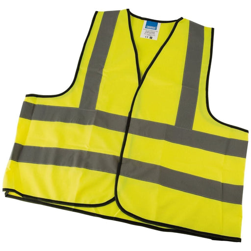 Draper High Visibility Traffic Waistcoat to EN471 Class 2L, Large 73732 Draper  - Town Parts