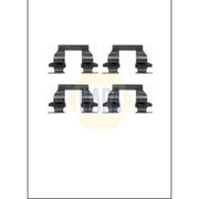 NAPA Brake Pad Accessory Fitting Kit Rear NFK1051