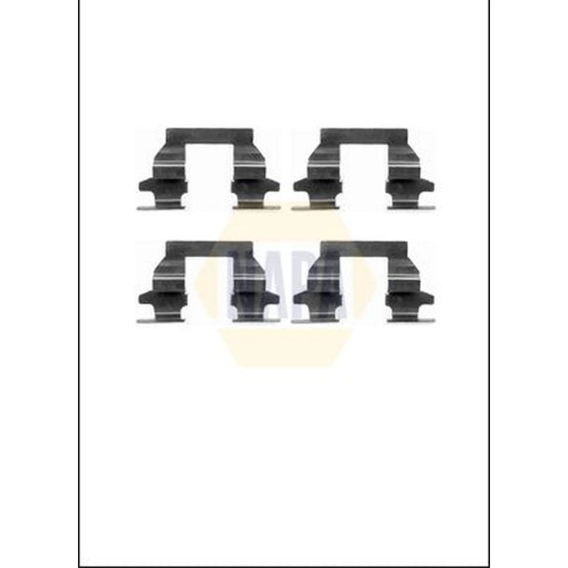 NAPA Brake Pad Accessory Fitting Kit Rear NFK1051