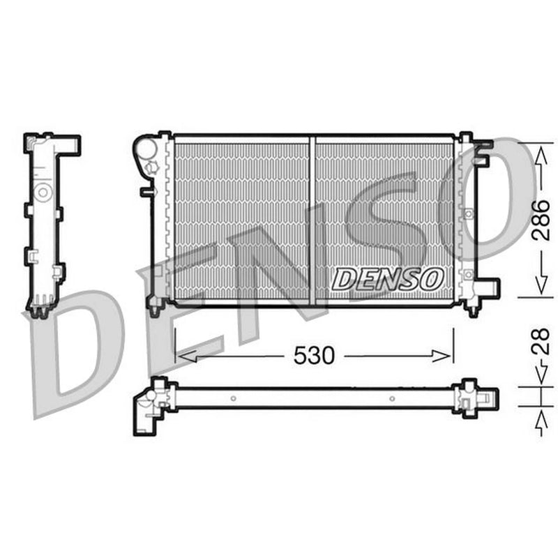 Denso Engine Radiator DRM21002