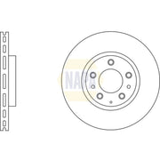 NAPA 2 x Vented Front Brake Discs NBD5595